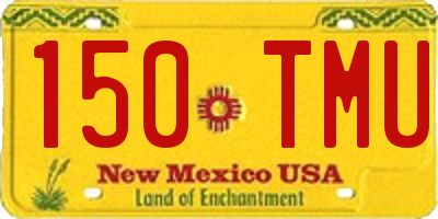 NM license plate 150TMU