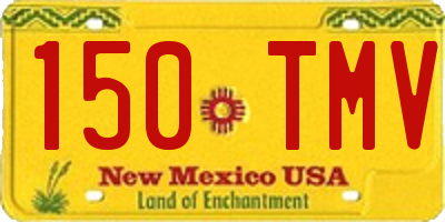 NM license plate 150TMV