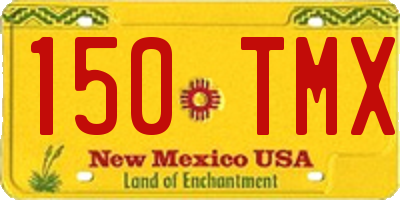 NM license plate 150TMX
