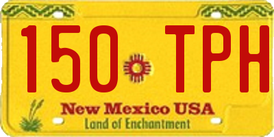 NM license plate 150TPH