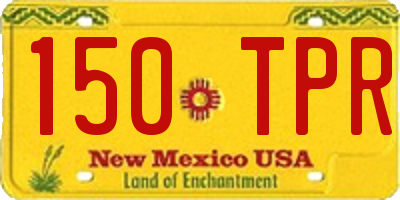 NM license plate 150TPR