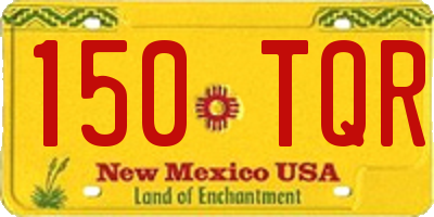 NM license plate 150TQR