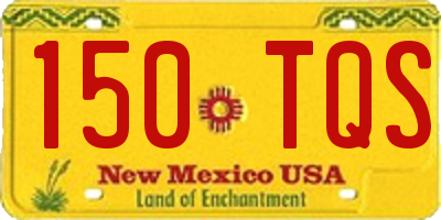NM license plate 150TQS