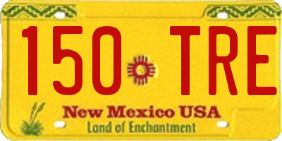 NM license plate 150TRE