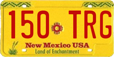 NM license plate 150TRG