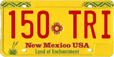 NM license plate 150TRI