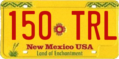 NM license plate 150TRL