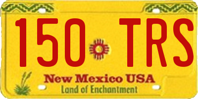 NM license plate 150TRS
