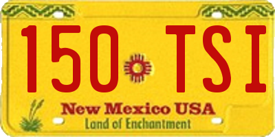 NM license plate 150TSI
