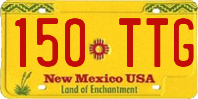 NM license plate 150TTG