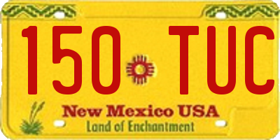 NM license plate 150TUC