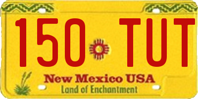 NM license plate 150TUT