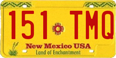 NM license plate 151TMQ