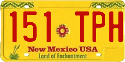 NM license plate 151TPH