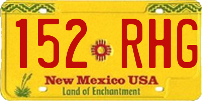 NM license plate 152RHG