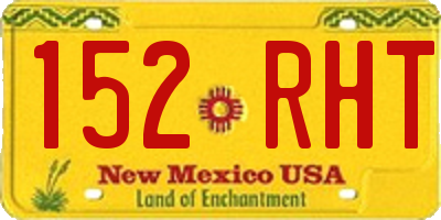 NM license plate 152RHT