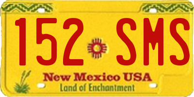 NM license plate 152SMS