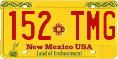 NM license plate 152TMG