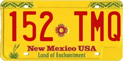NM license plate 152TMQ