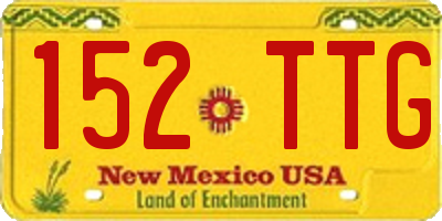 NM license plate 152TTG