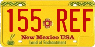 NM license plate 155REF