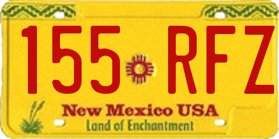 NM license plate 155RFZ
