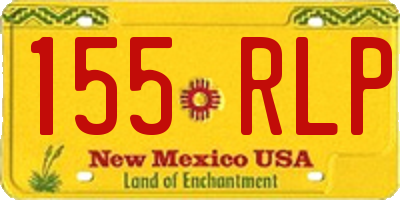 NM license plate 155RLP