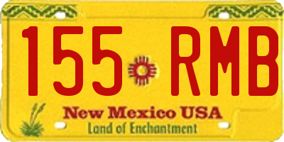 NM license plate 155RMB