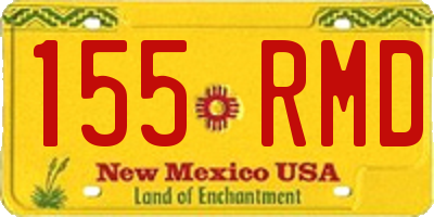 NM license plate 155RMD