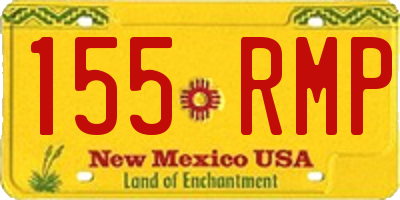 NM license plate 155RMP