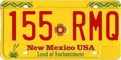 NM license plate 155RMQ