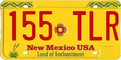 NM license plate 155TLR