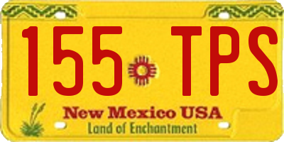 NM license plate 155TPS