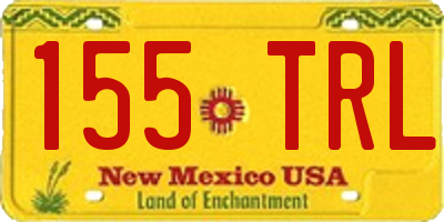 NM license plate 155TRL