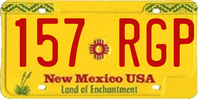 NM license plate 157RGP