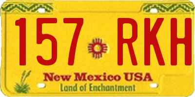 NM license plate 157RKH