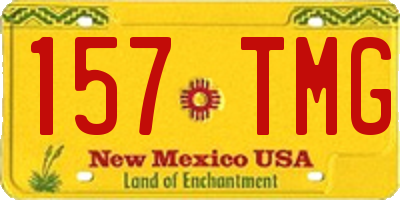 NM license plate 157TMG