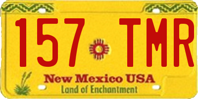 NM license plate 157TMR