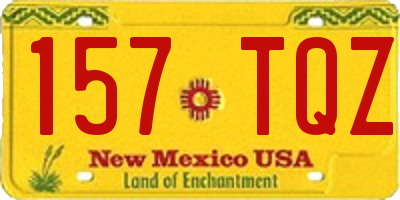 NM license plate 157TQZ