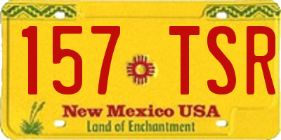 NM license plate 157TSR