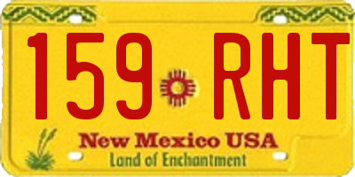 NM license plate 159RHT