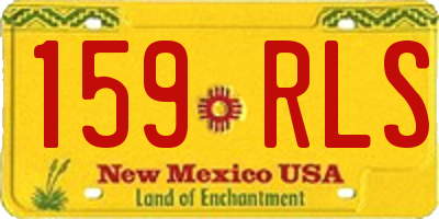 NM license plate 159RLS