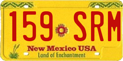 NM license plate 159SRM