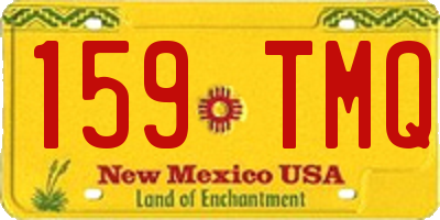 NM license plate 159TMQ