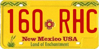 NM license plate 160RHC