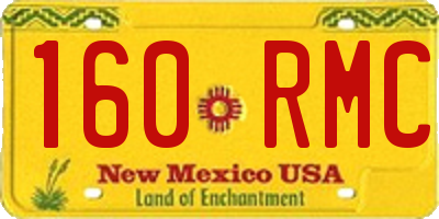 NM license plate 160RMC