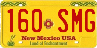NM license plate 160SMG