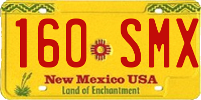 NM license plate 160SMX
