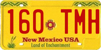 NM license plate 160TMH