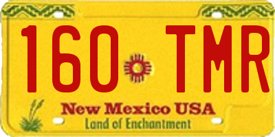 NM license plate 160TMR